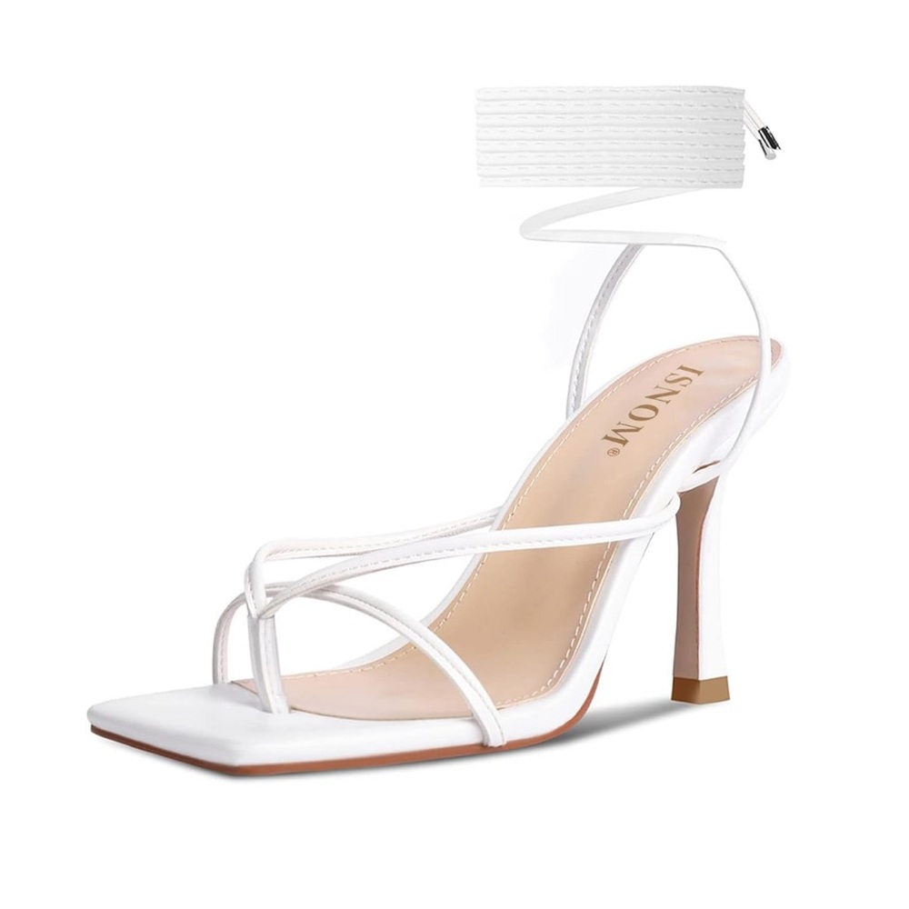 Strappy Lace Up Heels